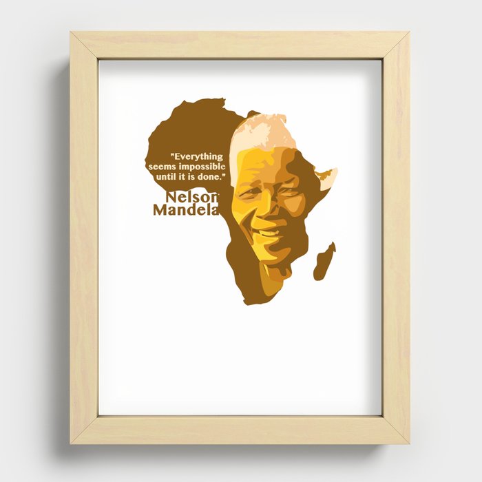 Mandiba Baba Recessed Framed Print