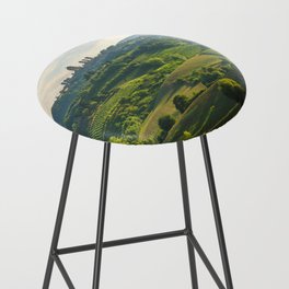 Panoramic view of San Gimignano and countryside landscape. Tuscany Bar Stool
