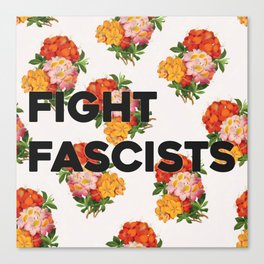Fight Fascists Canvas Print