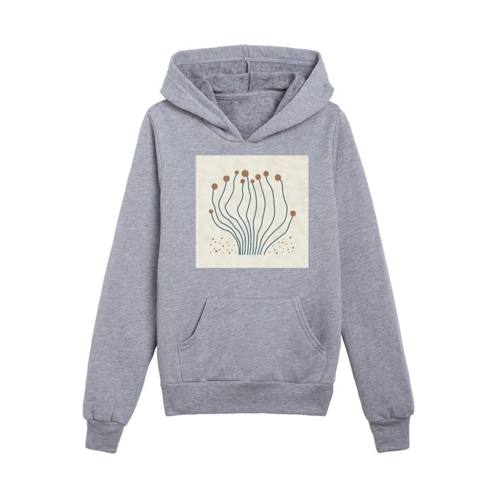 Abstract Golden Tree Kids Pullover Hoodie