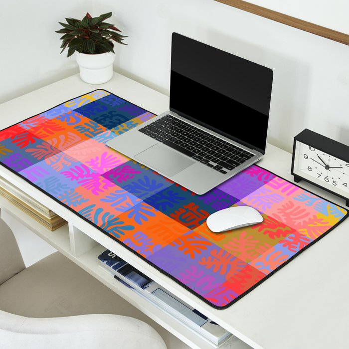 Colorful desk pad on sale