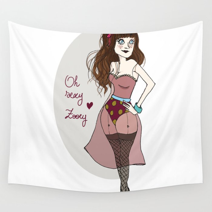 New girl  Wall Tapestry
