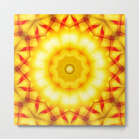 Interwoven Metal Print