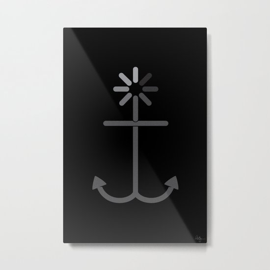 We're gonna be here for a while Metal Print