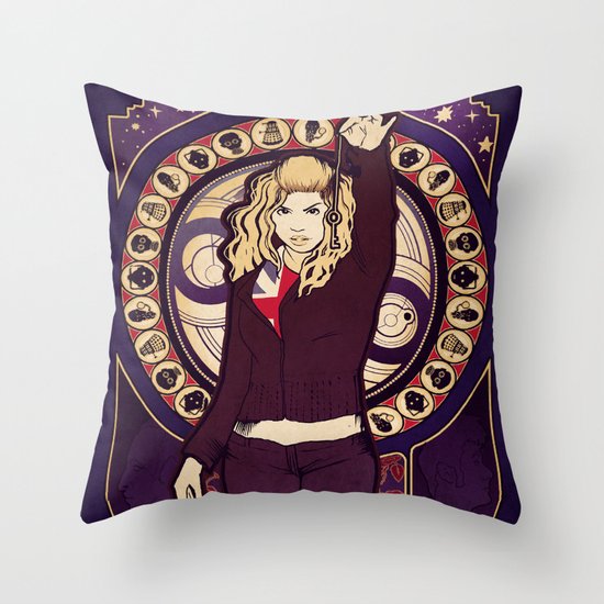 Bad Wolf Throw Pillow