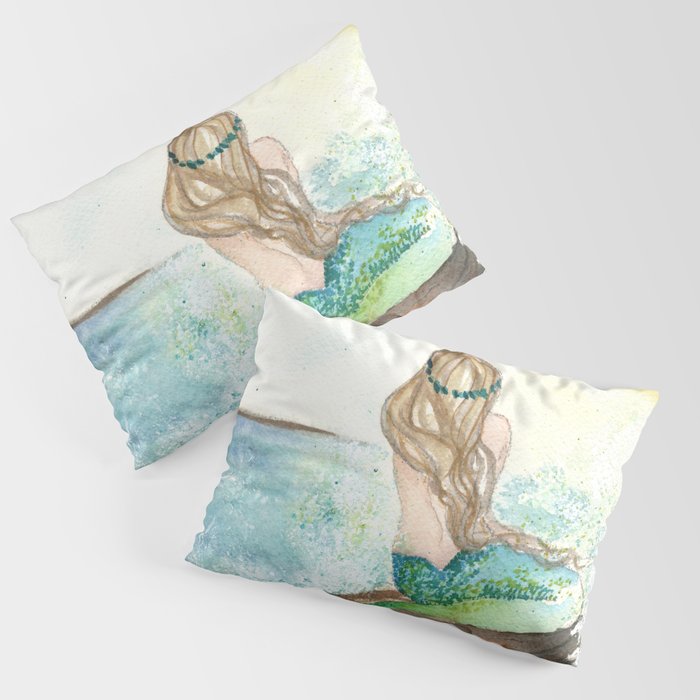 Mermaid pillow deals shams