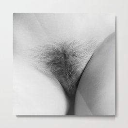 Origin. Delicate Pussy of Sexy Nude Woman Metal Print | Selfie, Digital, Naked, Photo, Curated, Sexy, Belly, Skin, Pussy, Woman 