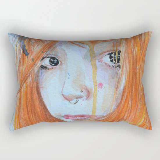 Redhead Rectangular Pillow