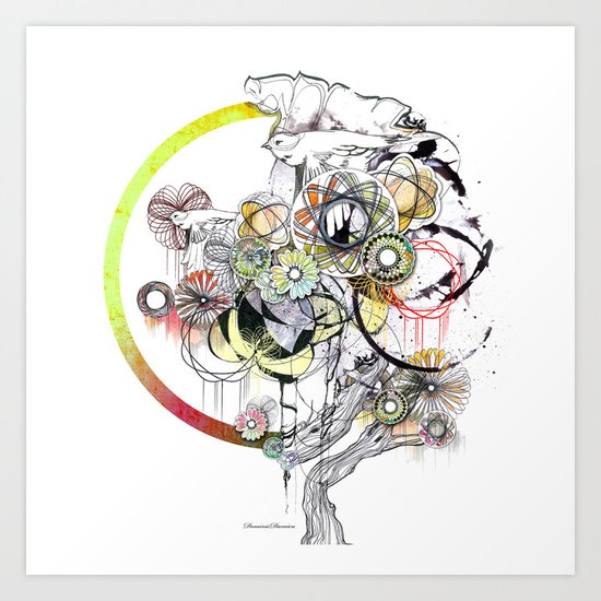 bouquet 3 Art Print