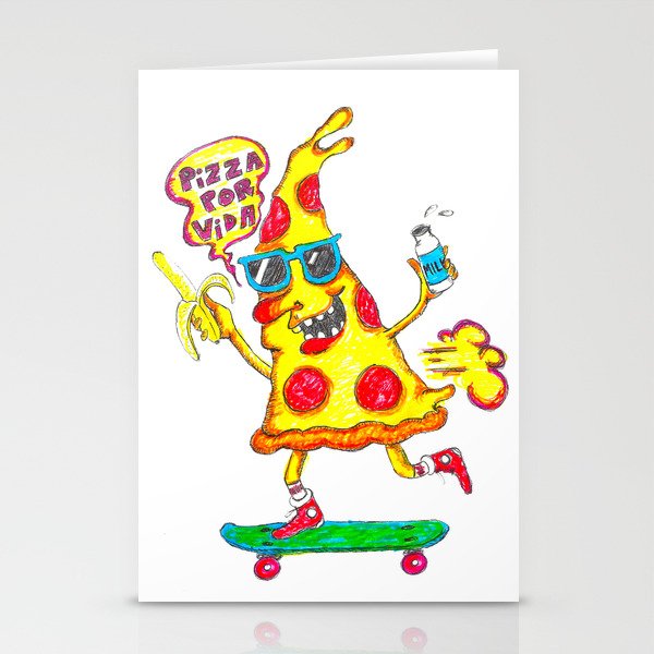 Pizza Por Vida Stationery Cards