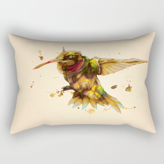 android hummingbird Rectangular Pillow