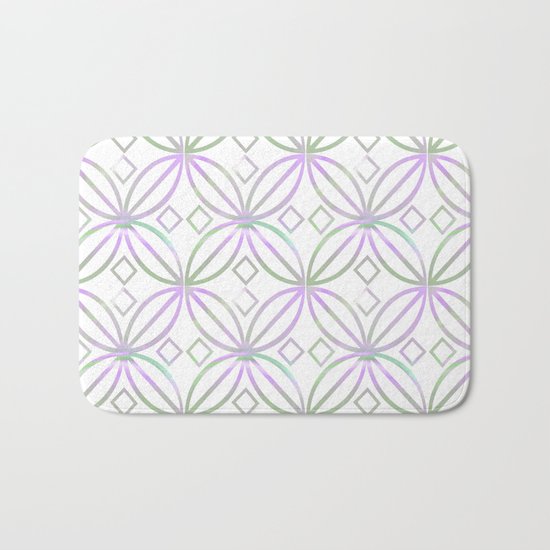 Floral Pattern - JUSTART © Bath Mat