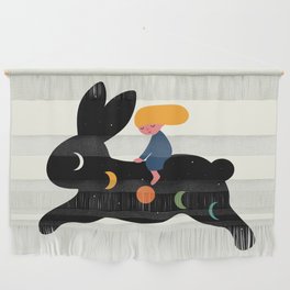 Whimsical Journey - Rabbit Wall Hanging