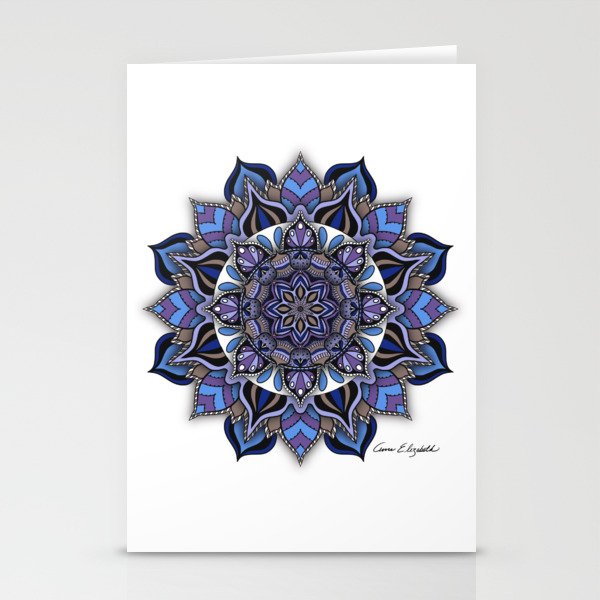 Meditation Mandala Stationery Cards