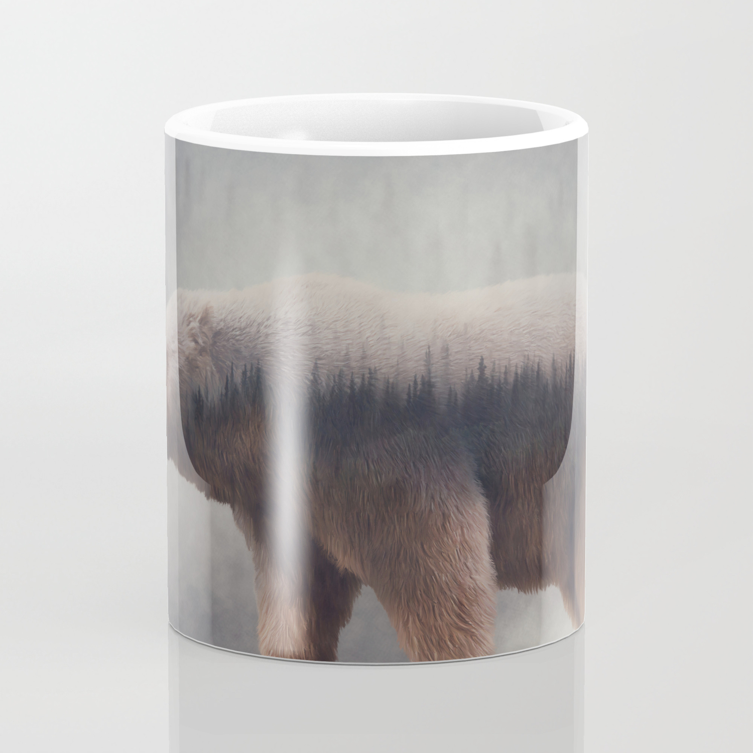 Brown Bear Coffee Mug Wild Animal Series 