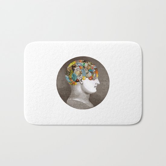 Phrenology Bath Mat