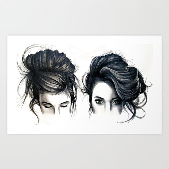 Hair Art Print