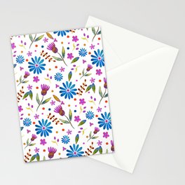 Thistle Love Magenta Stationery Card
