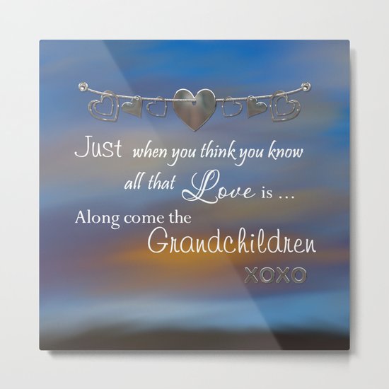 Grandchildren Metal Print
