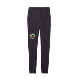 Letterkenny Allegedly Ostrich Vintage Retro Sunset Distressed Gift Kids Joggers