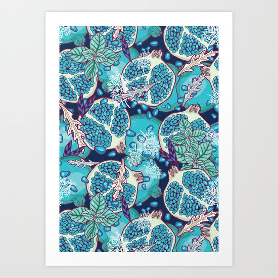 frozen wonderland Art Print