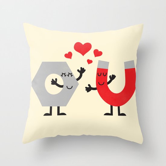 Attraction Throw Pillow