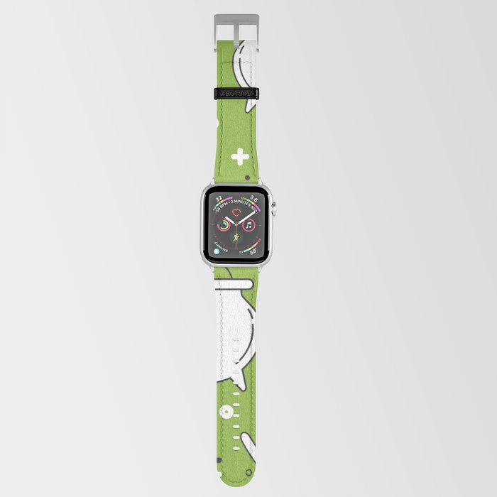 Scary Witch Halloween Background Apple Watch Band
