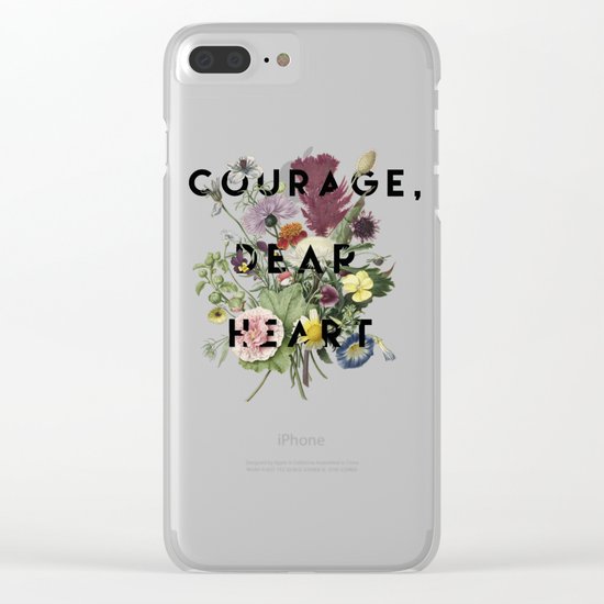 Courage Clear iPhone Case