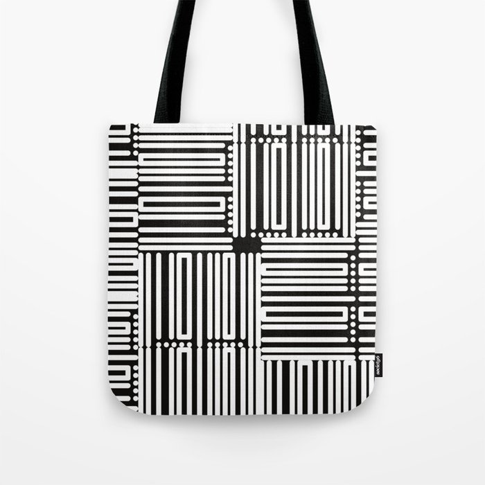 Black and white  Tote Bag