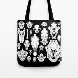 Skull Grid Tote Bag