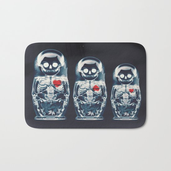 Nesting Doll X-Ray Bath Mat