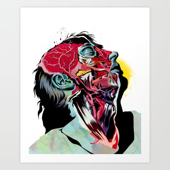Anatomy Quain Art Print