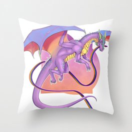 Pride dragon Throw Pillow