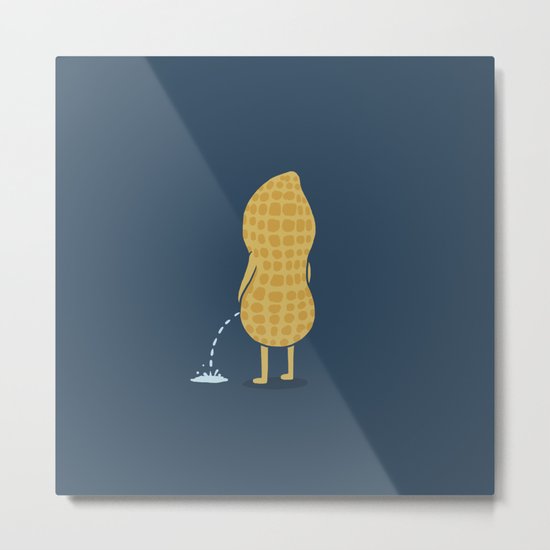 Peenut Metal Print