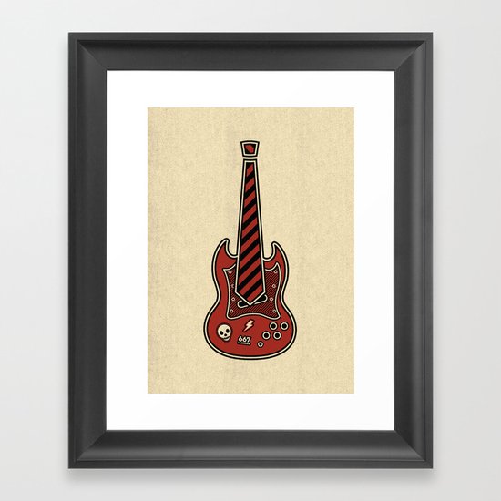 School of Rock Framed Art Print