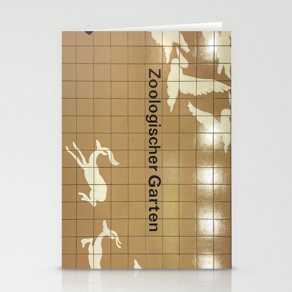 Berlin U Bahn Memories Zoologischer Garten Stationery Cards By