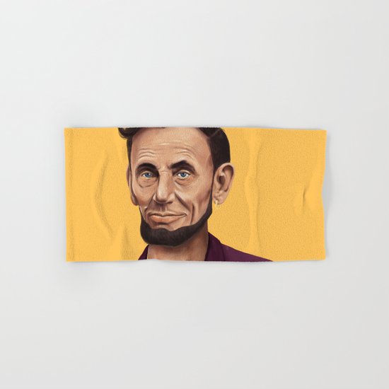 Hipstory - Abraham Lincoln Hand & Bath Towel