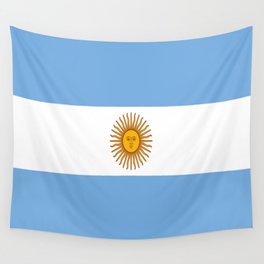 Flag of argentina -Argentine,Argentinian,Argentino,Buenos Aires,cordoba,Tago, Borges. Wall Tapestry