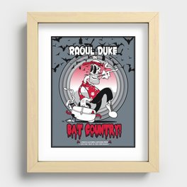 Fear 'N Loathing In This Foul Year Of Our Lord Nineteen Hundred and Twenty-Five Recessed Framed Print