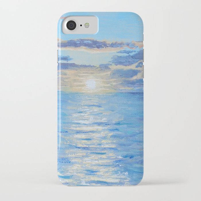 Peaceful Ocean Sunset iPhone Case