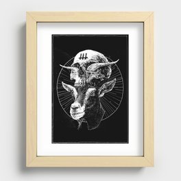 Goat Recessed Framed Print