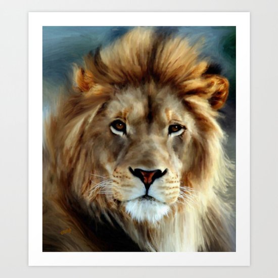 LION - Aslan Art Print