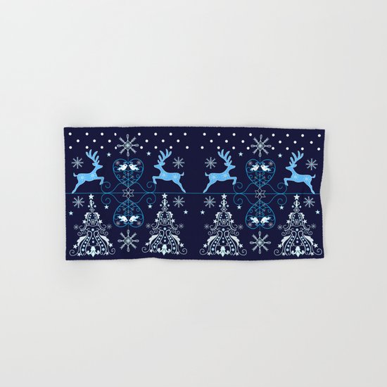 Decorative holidays pattern design Hand & Bath Towel