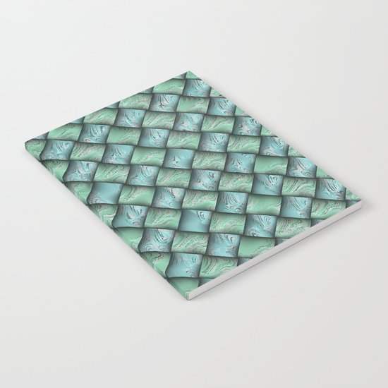 Patchwork Moire Silk Notebook