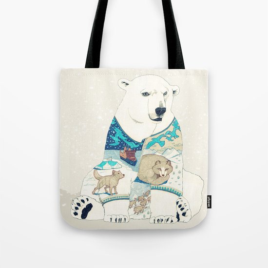 Polar Bear Tote Bag