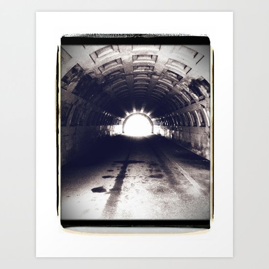 The Tunnel Art Print