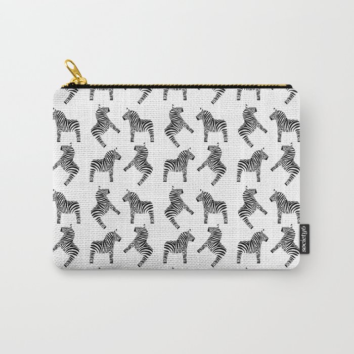Dala Zebra Pattern Carry-All Pouch