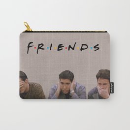 The One with Joey, Ross and Chandler face's. Carry-All Pouch
