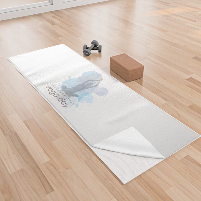 International yoga and meditation workout position Yoga Towel