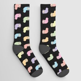 Rainbow llama Socks